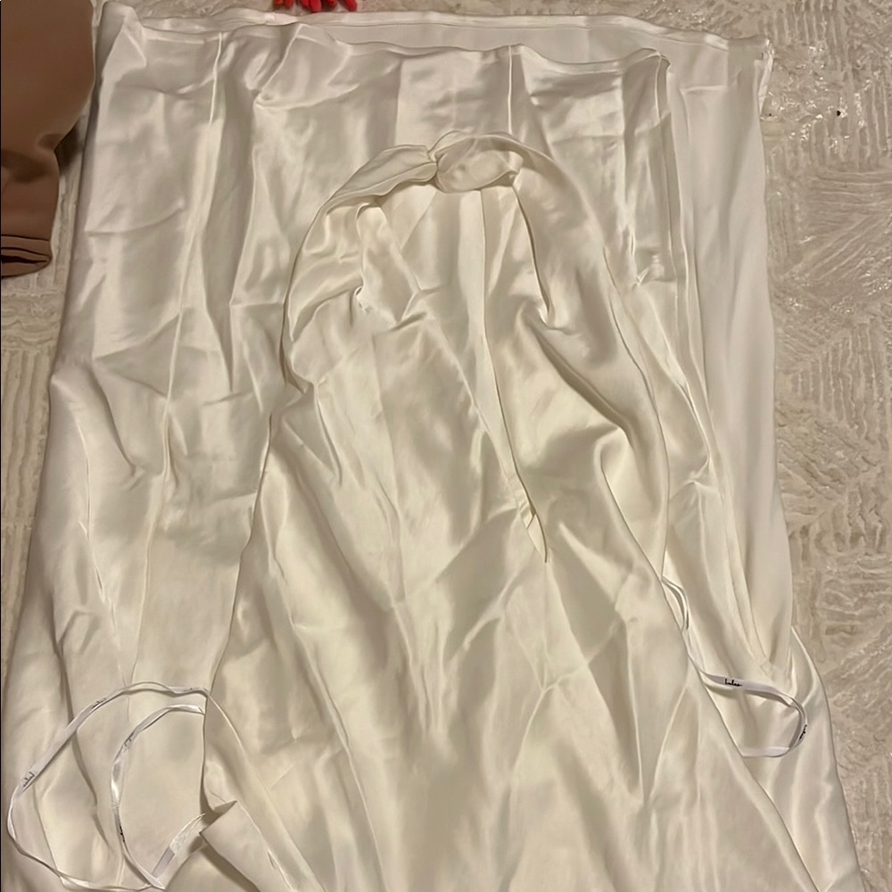 Lulu's White Backless Dress
